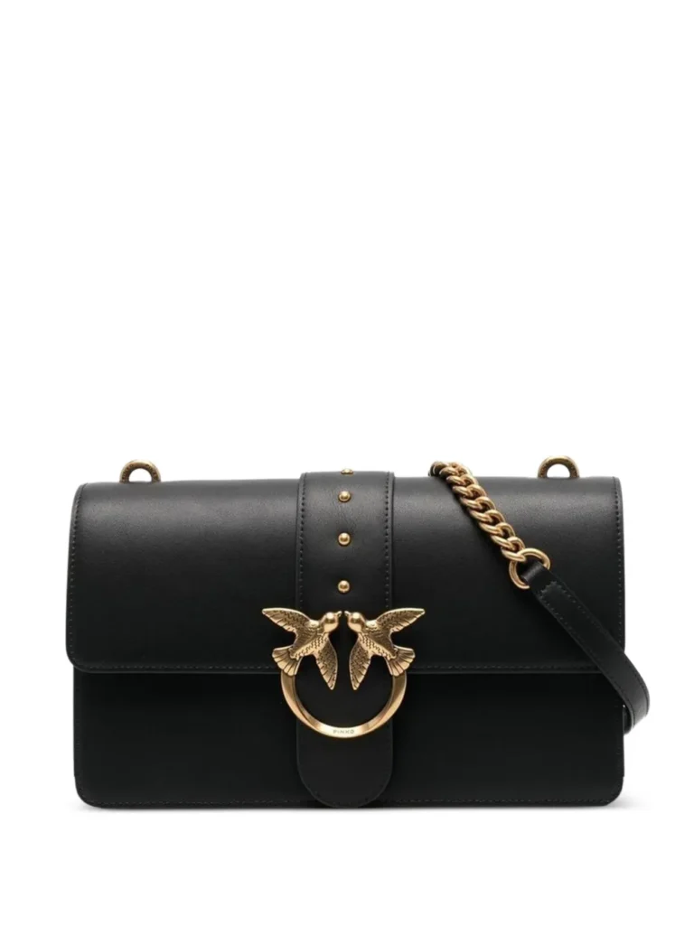 PINKO Love Birds Flap Crossbody Bag