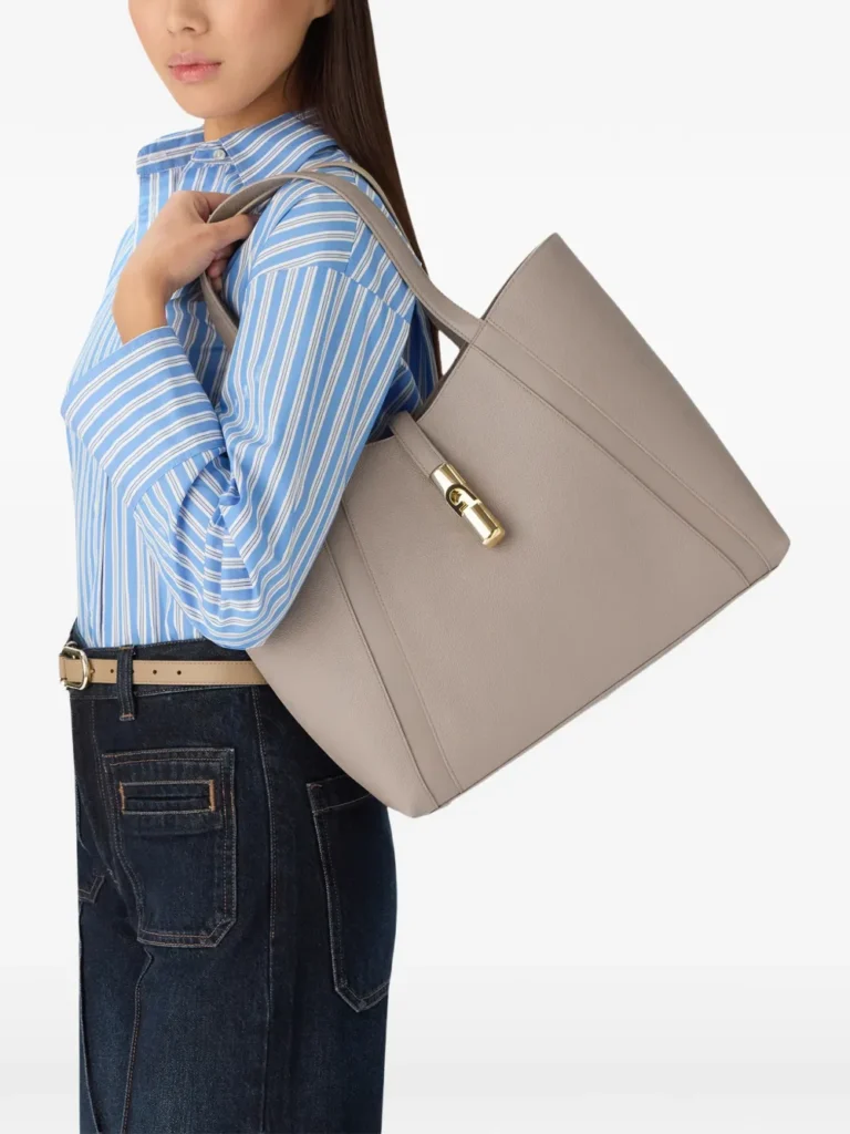 Furla Large Goccia Tote Bag | Luxury Leather Handbag