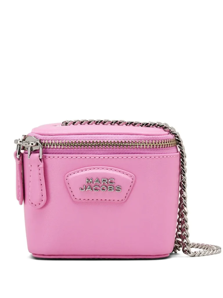Marc Jacobs Mini Vanity Bag – Logo Chain Designer Purse