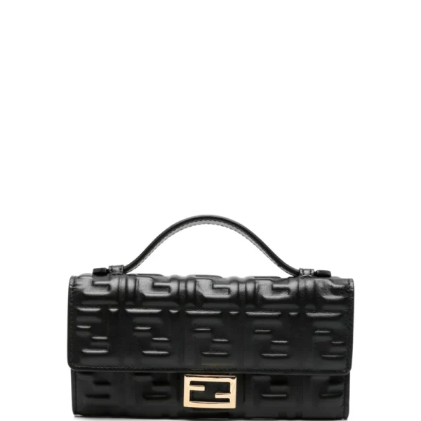 Fendi Embossed Leather Mini Bag