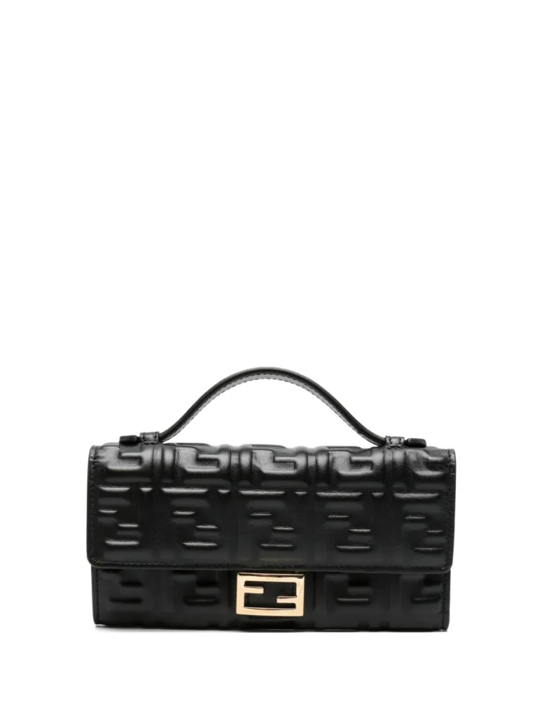 Fendi Embossed Leather Mini Bag