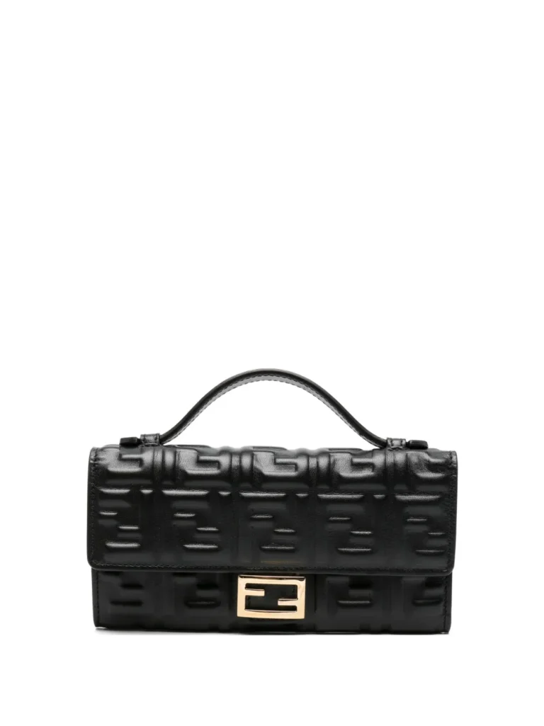 Fendi Embossed Leather Mini Bag