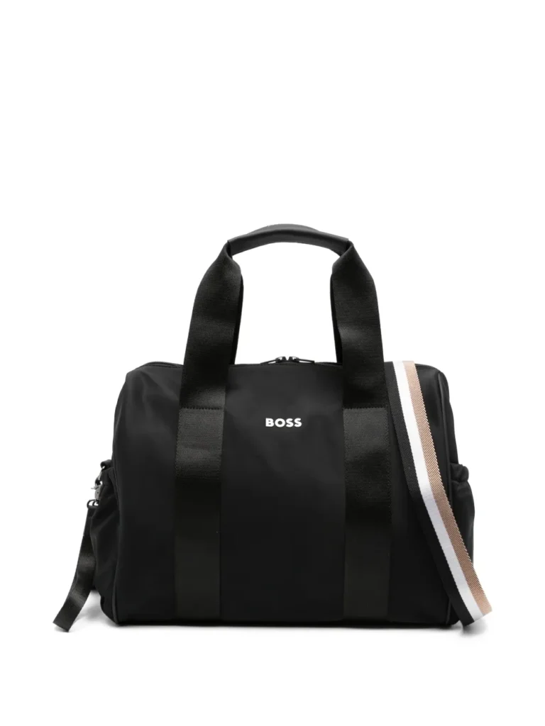 BOSS Kidswear Logo Print Changing Bag for Babies