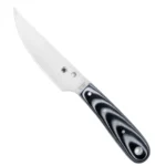 Spyderco Bow River Fixed Blade Knife Black_Gray-front